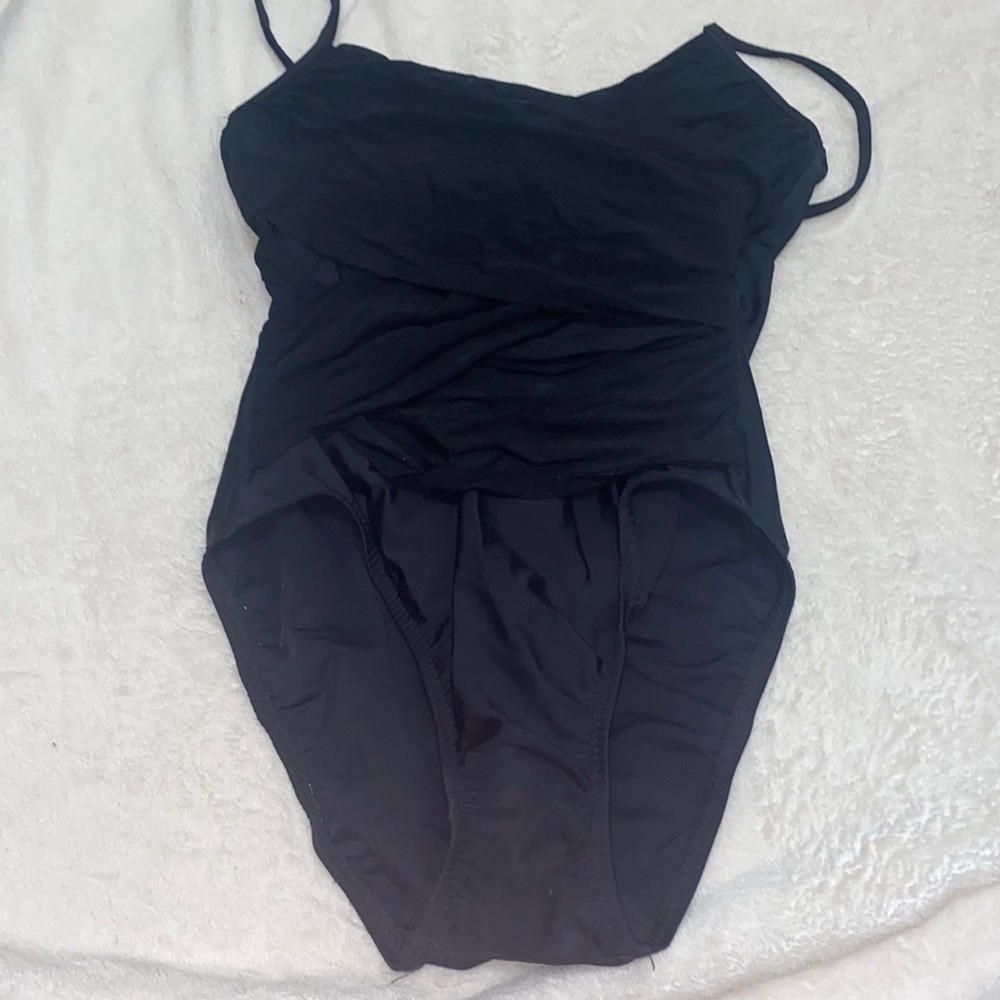 Black sun streak by Newport News swimwear size 14